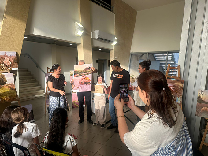 حفل توزيع الجوائز على المشاركين بمسابقة التصوير في وادي قانا